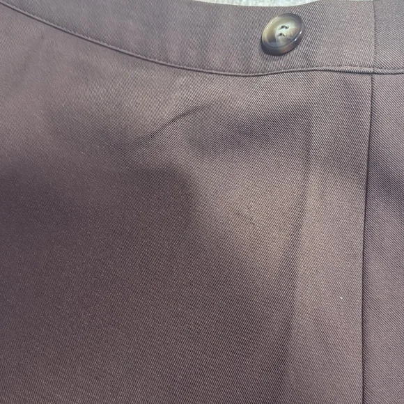 NWT Lulus midi wrap skirt in brown| size M - Picture 5 of 10